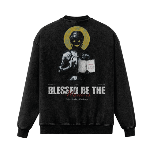 Blessed Be the Warriors | Oversized Heavyweight Sweatshirt - Pajer Hockey