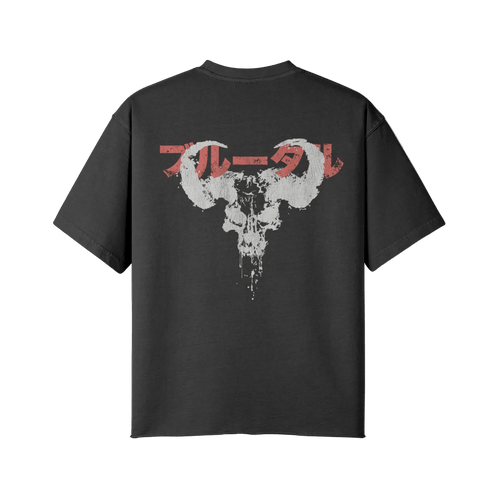 Brutal Bull | Oversized Raw Hem Heavyweight Tee - Pajer Hockey