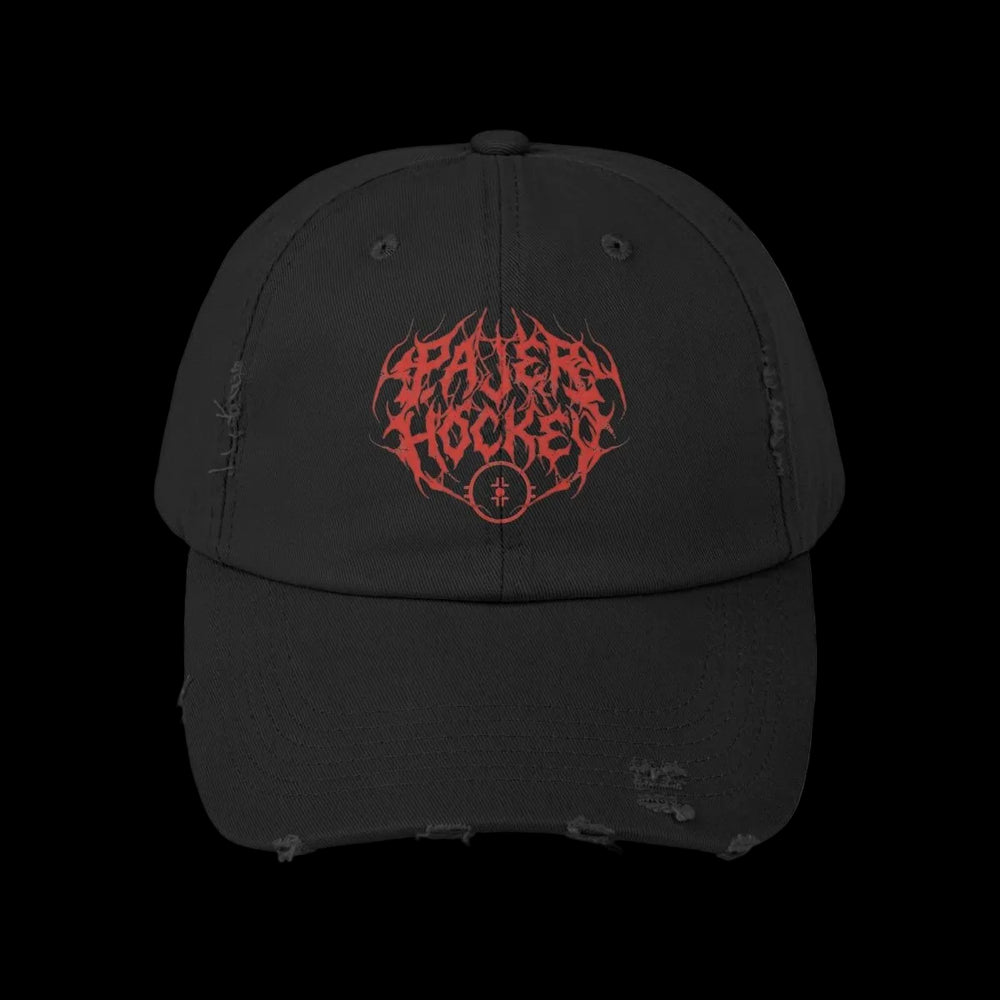 Brutally Basic Distressed Black Cap - Pajer Hockey