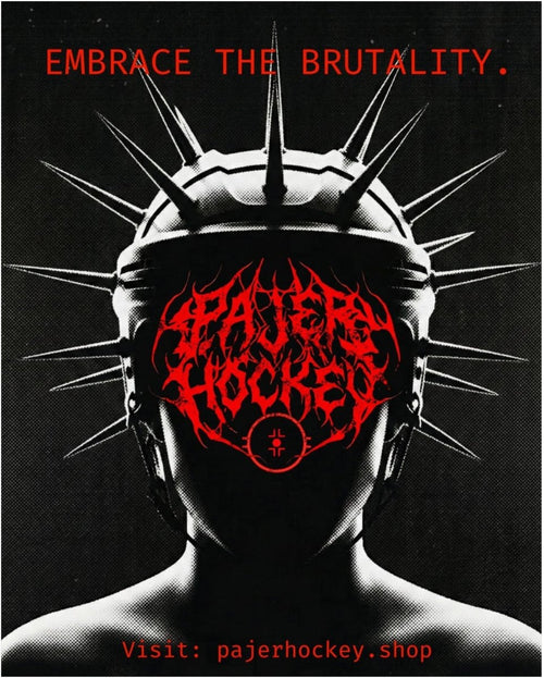 Embrace the Brutality - Matte Vertical Poster - Pajer Hockey