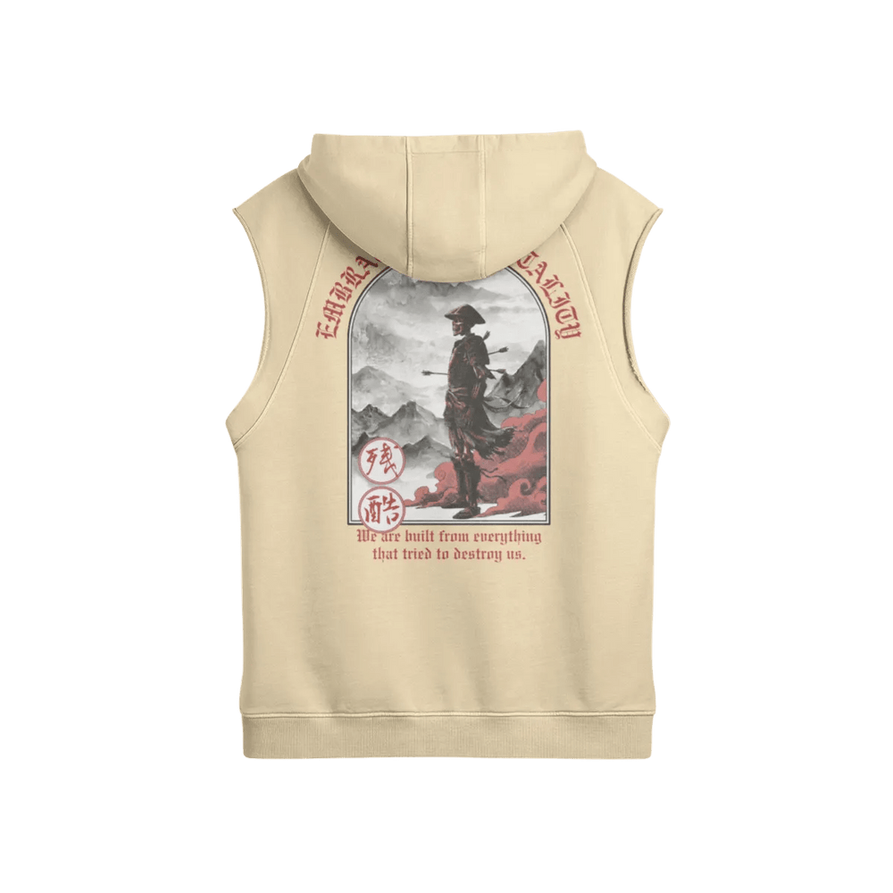 Embrace the Brutality Warrior | Oversized Cutoff Hoodie - Pajer Hockey