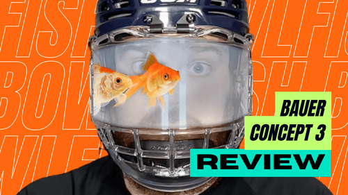 Bauer Concept 3 Full Face Shield Review — Fishbowl vs Cage for Hockey Players - Pajer Hockey