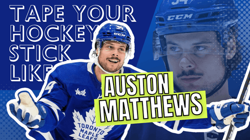 How to Tape Your Hockey Stick Like Auston Matthews — NHL Tape Job Tutorial - Pajer Hockey
