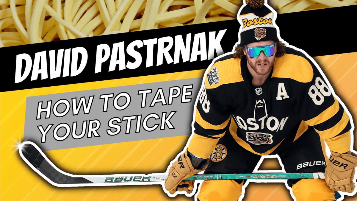 How to Tape Your Hockey Stick Like David Pastrnak — The Candy Cane Tape Job - Pajer Hockey
