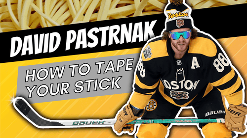 How to Tape Your Hockey Stick Like David Pastrnak — The Candy Cane Tape Job - Pajer Hockey