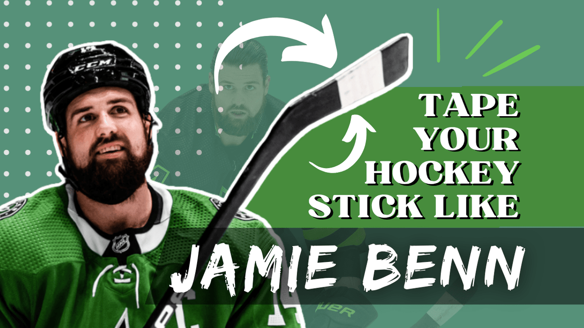 How to Tape Your Hockey Stick Like Jamie Benn — Half-Blade NHL Tape Job Tutorial - Pajer Hockey