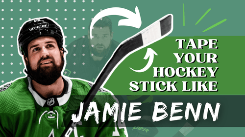 How to Tape Your Hockey Stick Like Jamie Benn — Half-Blade NHL Tape Job Tutorial - Pajer Hockey
