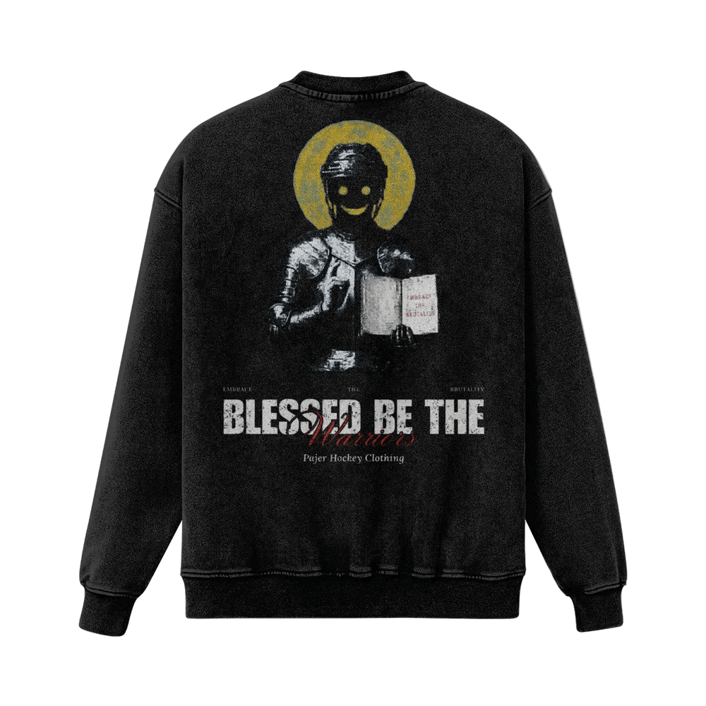 Blessed Be the Warriors | Oversized Heavyweight Sweatshirt - Pajer Hockey