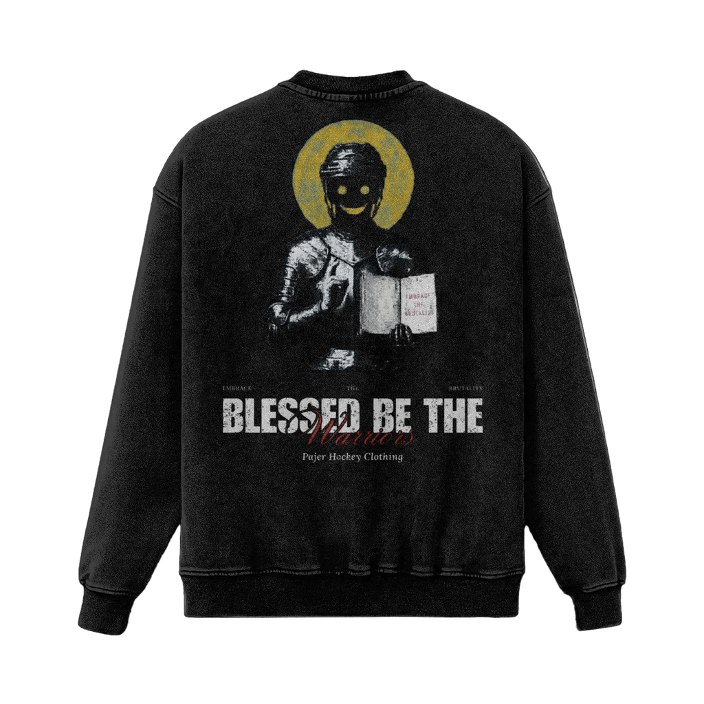Blessed Be the Warriors | Oversized Heavyweight Sweatshirt - Pajer Hockey