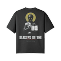 Blessed Be the Warriors | Oversized Raw Hem Heavyweight Tee - Pajer Hockey