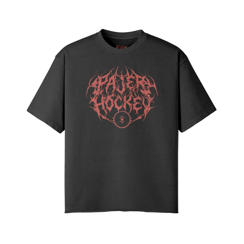 Brutally Basic | Oversized Raw Hem Heavyweight Tee - Pajer Hockey