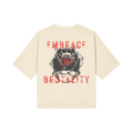 Embrace the Brutality | Oversized Boxy Heavyweight Tee - Pajer Hockey
