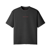Embrace the Brutality Skull | Oversized Raw Hem Heavyweight Tee - Pajer Hockey