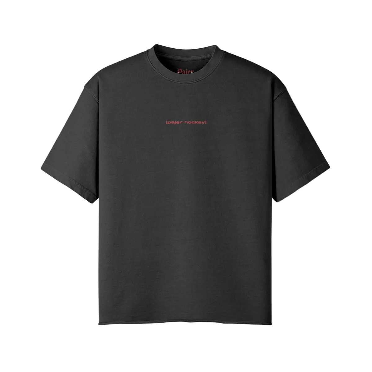 Embrace the Brutality Skull | Oversized Raw Hem Heavyweight Tee - Pajer Hockey