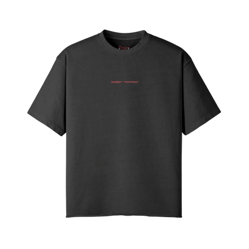 Embrace the Brutality Skull | Oversized Raw Hem Heavyweight Tee - Pajer Hockey