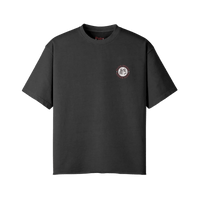 Embrace the Brutality Warrior | Oversized Raw Hem Heavyweight Tee - Pajer Hockey