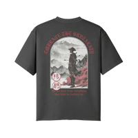 Embrace the Brutality Warrior | Oversized Raw Hem Heavyweight Tee - Pajer Hockey