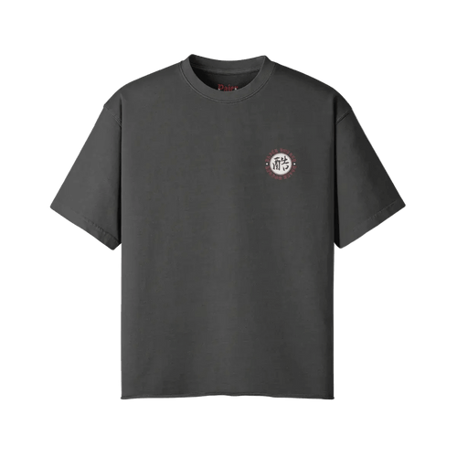 Embrace the Brutality Warrior | Oversized Raw Hem Heavyweight Tee - Pajer Hockey