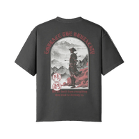 Embrace the Brutality Warrior | Oversized Raw Hem Heavyweight Tee - Pajer Hockey