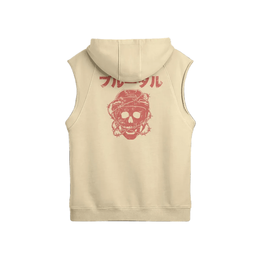 Embrace the Burūtaru | Oversized Cutoff Hoodie - Pajer Hockey