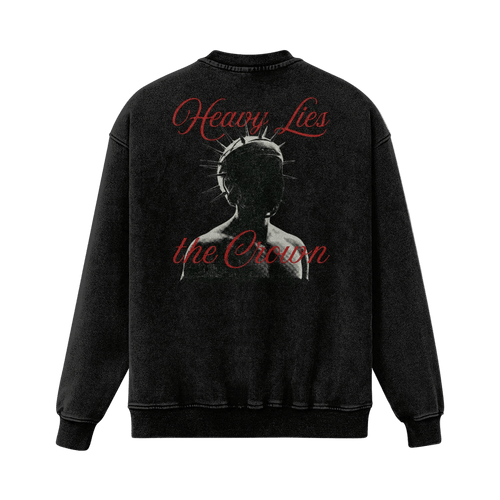 Heavy Lies the Crown | Oversized Heavyweight Sweatshirt - Pajer Hockey