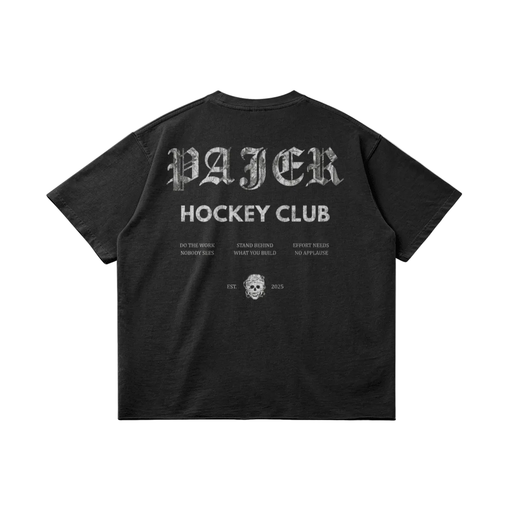 Pajer Hockey Club Winter Camo Oversized Raw Hem Shirt - Pajer Hockey