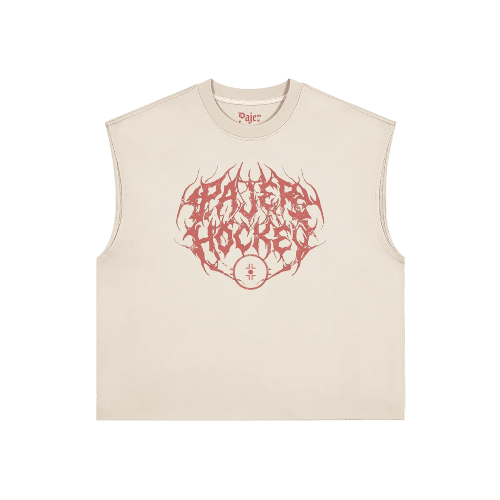 Pajer Hockey Deathcore Logo | Cut-Off Tee - Pajer Hockey