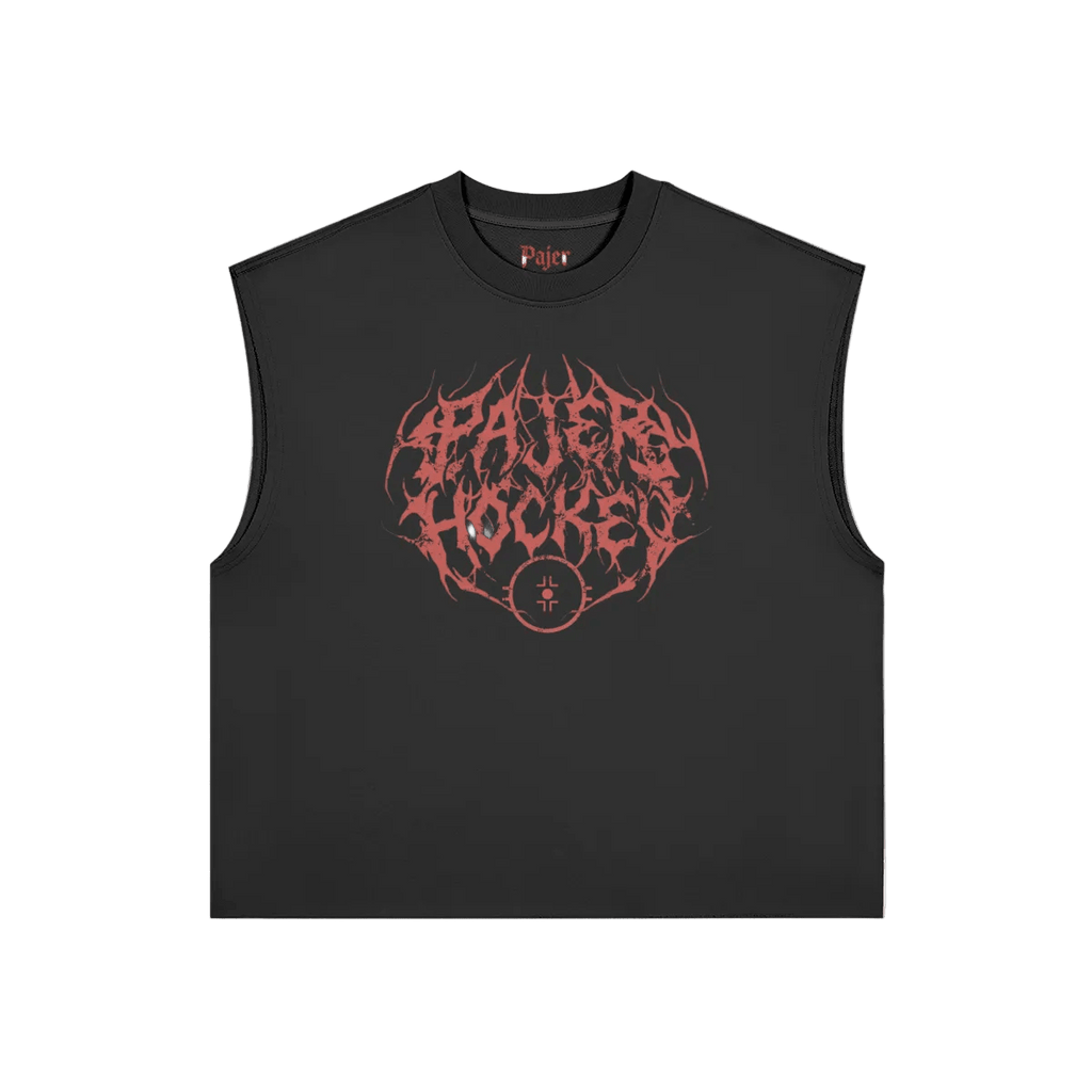 Pajer Hockey Deathcore Logo | Cut-Off Tee - Pajer Hockey