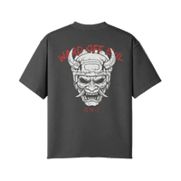 Ward Off Evil | Oversized Raw Hem Heavyweight Tee - Pajer Hockey