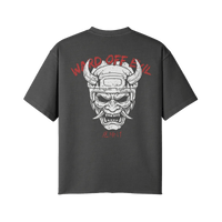 Ward Off Evil | Oversized Raw Hem Heavyweight Tee - Pajer Hockey