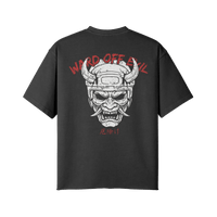 Ward Off Evil | Oversized Raw Hem Heavyweight Tee - Pajer Hockey