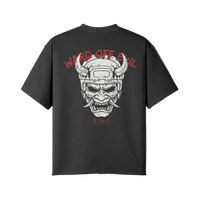 Ward Off Evil | Oversized Raw Hem Heavyweight Tee - Pajer Hockey